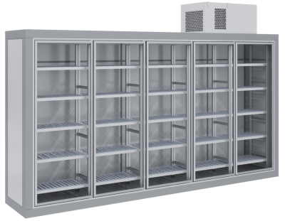 Камера холодильная Polair КХН - 9.55 со стеклом островного типа